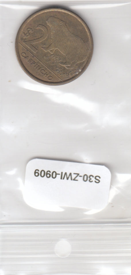 S30-ZWI-0909 Uruguay 2 Pesos VF 2012 KM136