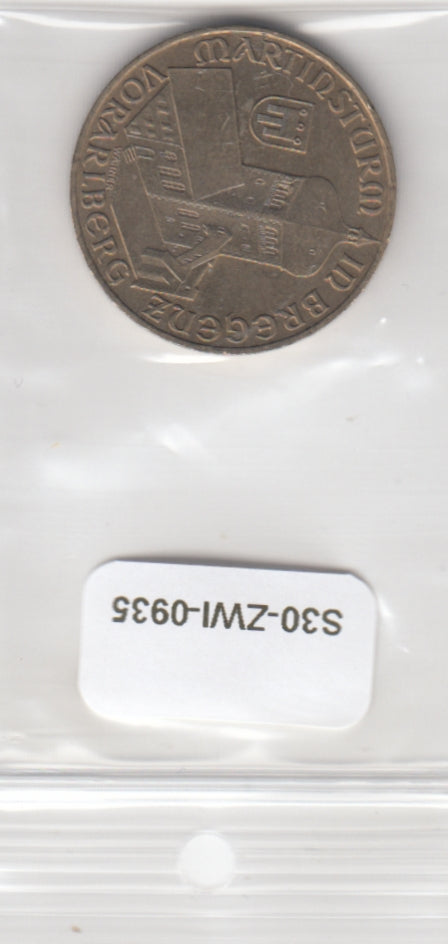 S30-ZWI-0935 Austria 20 Schilling XF 1990 KM2993