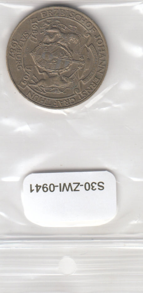 S30-ZWI-0941 Austria 20 Schilling XF 1987 KM2980