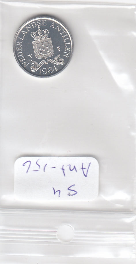 S4-ANT-0156 Netherlands Antilles 1 cent 1984  MS63 KM8a