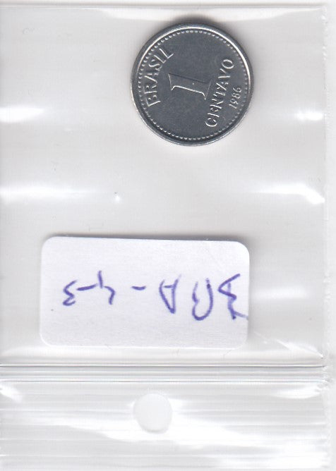 S4-BRA-0004-03 Brazil 1 centavo 1986  UNC KM 600