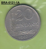 S4-BRA-0121-01 Brazilië 20 centavos 1967 ZF KM 579