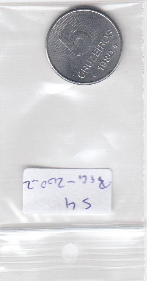 S4-BRA-0200-02 Brazil 5 cruzeiros 1980  UNC KM 591
