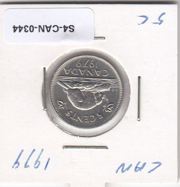 S4-CAN-0344-01 Canada 5 cents 1979  XF KM# 60.2