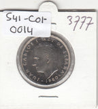 S41-C01-0014 Spain 25 Pesetas AU 1980 KM#818