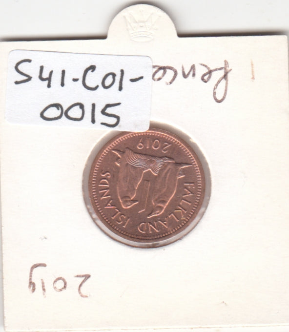 S41-C01-0015 Falkland Islands 1 Penny UNC 2019 KM#199