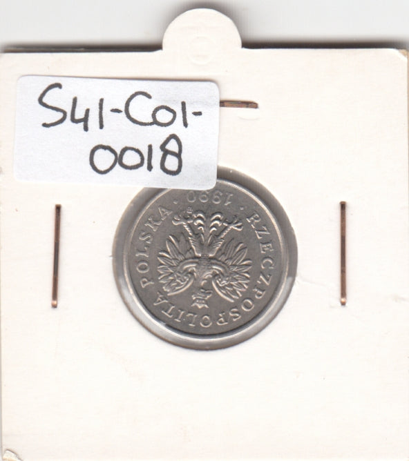S41-C01-0018 Poland 50 Groszy VF 1990 Y#281