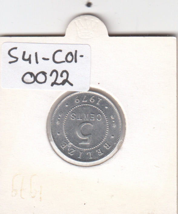 S41-C01-0022 Belize 5 Cents AU 1979 KM#34a
