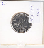 S41-C01-0053 Singapore 50 Cents UNC 2015 KM#348