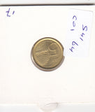 S41-C01-0064 Singapore 5 Cents UNC 2017 KM#345