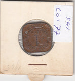 S41-C01-0077 Malaya 1 Cent VF 1945 KM#6