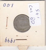 S41-C01-0080 Malaya 10 Cents VF 1949 KM#8