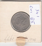 S41-C01-0085 Malaysia 20 Sen VF/XF 1977 KM#4