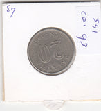 S41-C01-0093 Malaysia 20 Sen XF 1968 KM#4