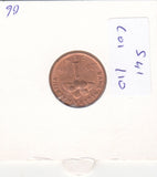 S41-C01-0110 Malaysia 1 Sen XF 2006 KM#49
