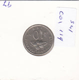 S41-C01-0119 Malaysia 10 Sen VF 1997 KM#51