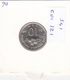 S41-C01-0121 Malaysia 10 Sen XF 2006 KM#51