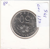 S41-C01-0130 Malaysia 50 Sen AU 2008 KM#53