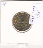 S41-C01-0134 Malaysia 50 Sen AU 2013 KM#204