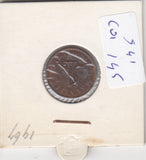 S41-C01-0145 Malaysia 1 Sen VF 1967 KM#1