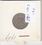 S41-C01-0148 Malaysia 10 Sen VF 1967 KM#3