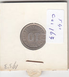 S41-C01-0163 Malaya & British Borneo 10 Cents VF 1953 KM#2