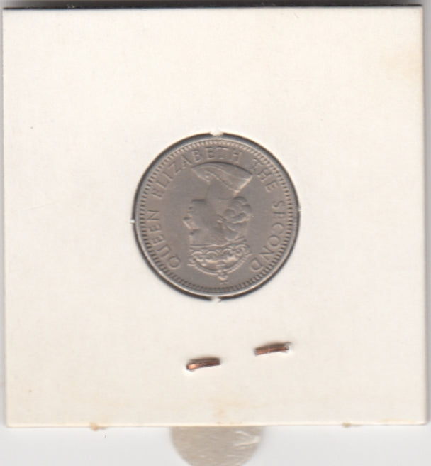 S41-C01-0164 Malaya & British Borneo 10 Cents XF 1956 KM#2