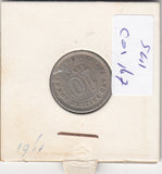 S41-C01-0167 Malaya & British Borneo 10 Cents VF 1961 KM#2