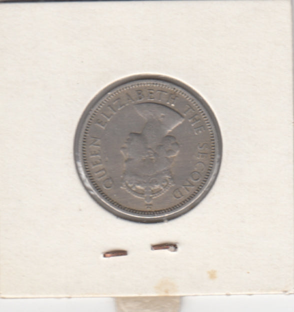 S41-C01-0168 Malaya & British Borneo 20 Cents VF 1954 KM#3
