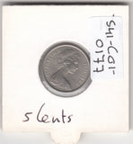 S41-C01-0177 Fiji 5 Cents XF 1969 KM#29