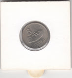 S41-C01-0177 Fiji 5 Cents XF 1969 KM#29