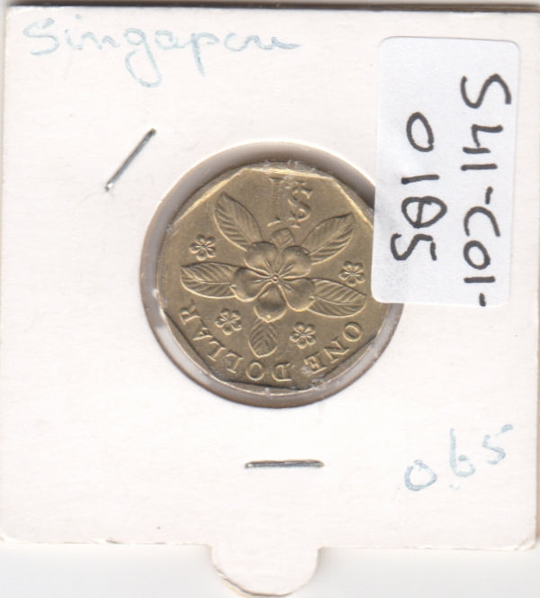 S41-C01-0185 Singapore 1 Dollar XF 1997 KM#103