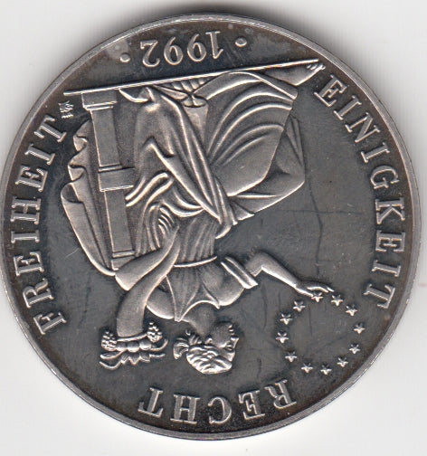 S41-C01-0190 Germany-Token 1 Ecu UNC 1992