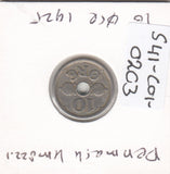 S41-C01-0203 Denmark 10 Øre VF 1925 Copenhagen (HCN;GJ) KM#822.1