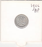 S41-C01-0234 Russia 5 Kopecks XF 1902 St. Petersburg (SPB) Nicholas II; small silver coinage Y#19a.1