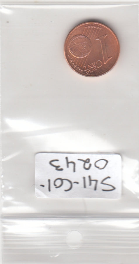 S41-C01-0243-M24 Slovakia 1 Euro Cent UNC 2009  Krivan peak in the Tatra mountains KM#95