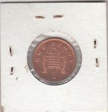 S41-C01-0276 United Kingdom 1 Penny UNC 1997  Elizabeth II 3rd portrait; crowned portcullis KM#935a