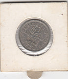 S41-C01-0281 United Kingdom 1 Shilling VF 1953  Elizabeth II; English shield KM#890