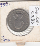 S41-C01-0283 United Kingdom 2 Shillings VF 1966  Elizabeth II 1st portrait; Tudor rose with thistle, shamrock and leek KM#906