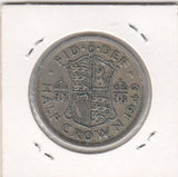 S41-C01-0285 United Kingdom 1/2 Crown VF 1949  George VI; without IND:IMP KM#879