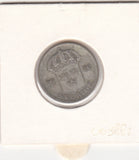 S41-C01-0288 Sweden 50 Ore VF 1936 Short 6!!! Zilver RARE!!! Gustaf V; three crowns shield KM#788