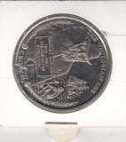 S41-C01-0301 Gibraltar 1 Crown UNC 2001 Pobjoy Mint (PM) The Victorian Age - Charles Darwin KM#924