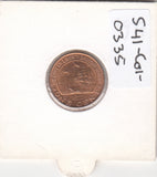 S41-C01-0335 Liberia 1 Cent AU 1977  Elephant KM#13