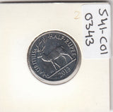 S41-C01-0343 Mauritius 1/2 Rupee AU 2013  Deer KM#54