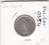 S41-C01-0354 Ireland 10 Pence VF 1994  Small type; salmon KM#29