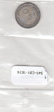 S41-C01-1074 Netherlands Antilles 1/4 Gulden VF 1960  Zilver KM#4
