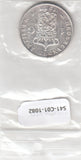 S41-C01-1082 Netherlands Antilles 1 Gulden XF 1952  Zilver KM#2