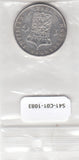 S41-C01-1083 Netherlands Antilles 1 Gulden VF 1964  Zilver KM#2