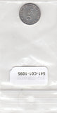 S41-C01-1095 Netherlands Antilles 1/10 Gulden FI/VF 1966  Zilver KM#3