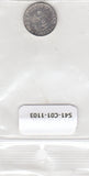 S41-C01-1103 Netherlands Antilles 1/10 Gulden VF 1962  Zilver KM#3